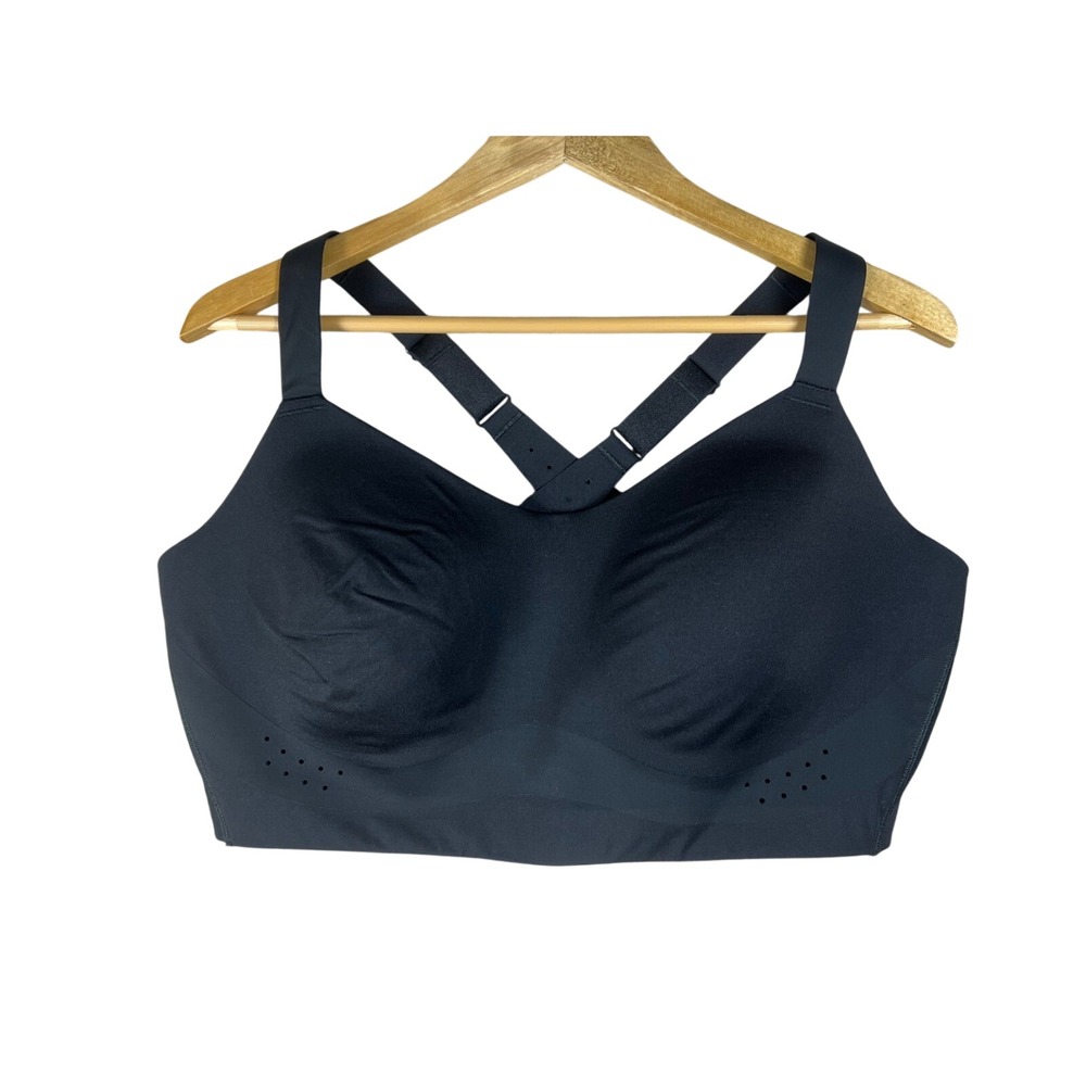 CALIA Empower High Support Sports Bra Pure Black 42D WAX37111E New With Tags - Picture 3 of 13